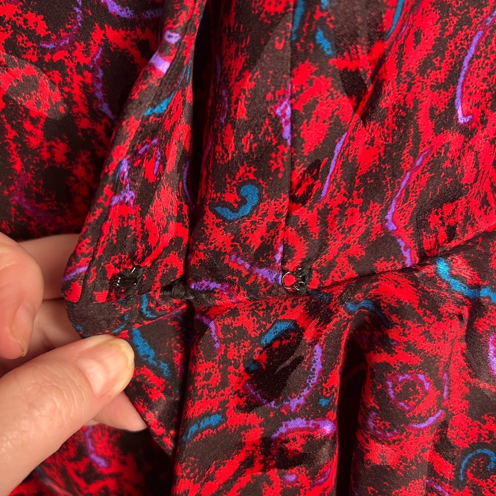 FINAL SALE Raul Blanco Neiman Marcus Vintage 2 Piece 100% Silk Suit Jacket Skirt - Picture 5 of 13